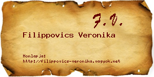 Filippovics Veronika névjegykártya